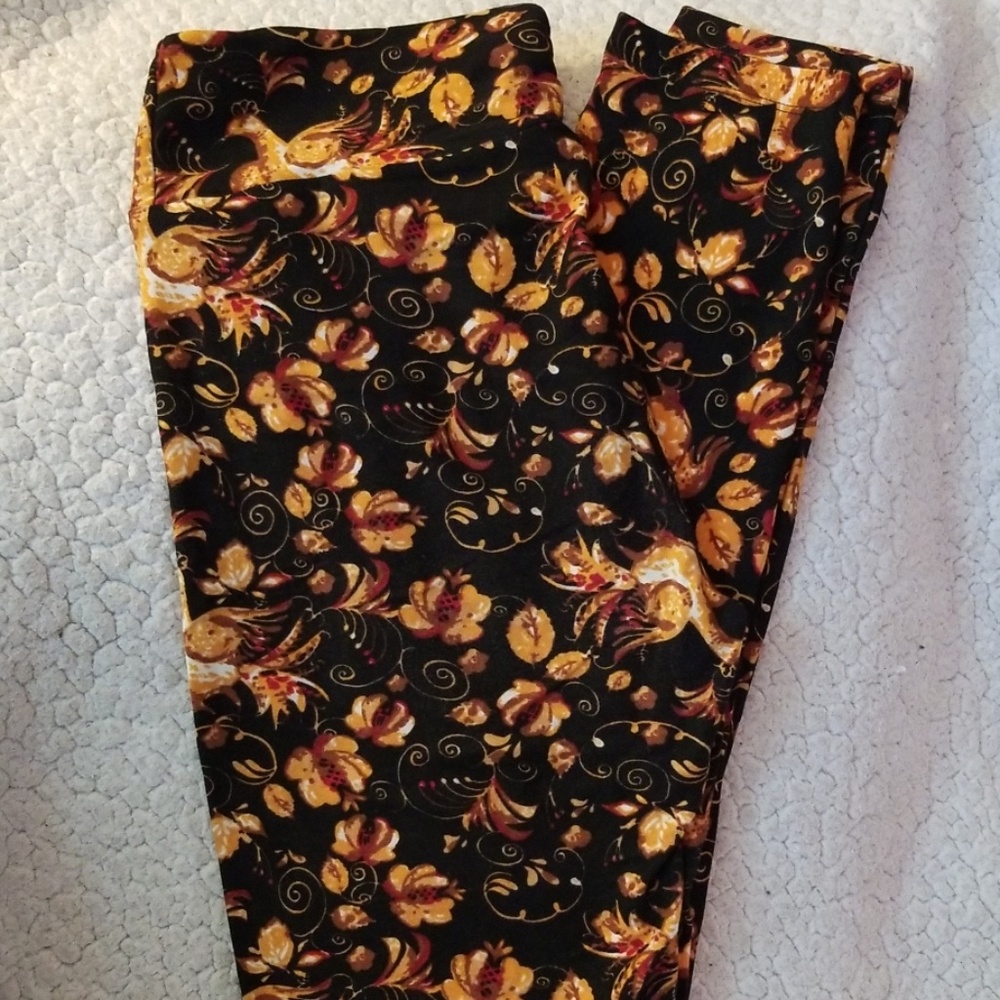 LulaRoe OS Thanksgiving Turkey Fall leggings